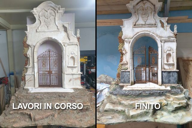 Esempio di lavoro in corso e finito